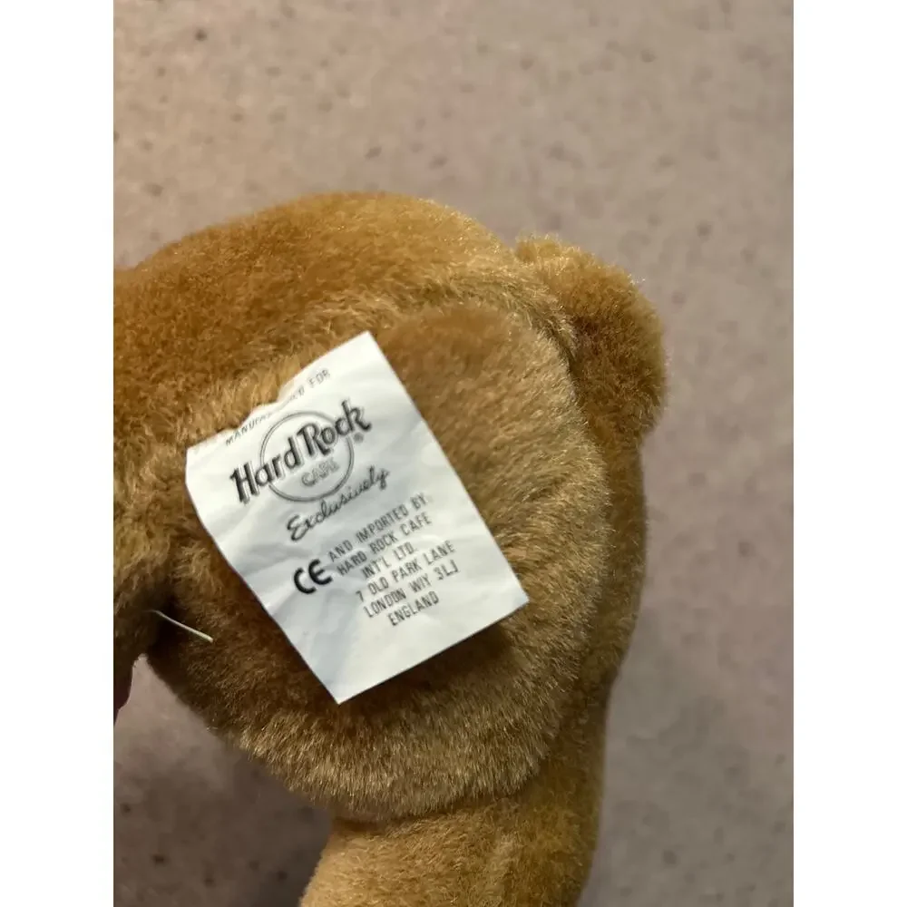 VTG Hard Rock Cafe Stuffed Teddy Bear